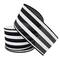 12 Pack: 2.5" x 25ft. Faux Linen Wired Thick Striped Ribbon by Celebrate It™ Décor